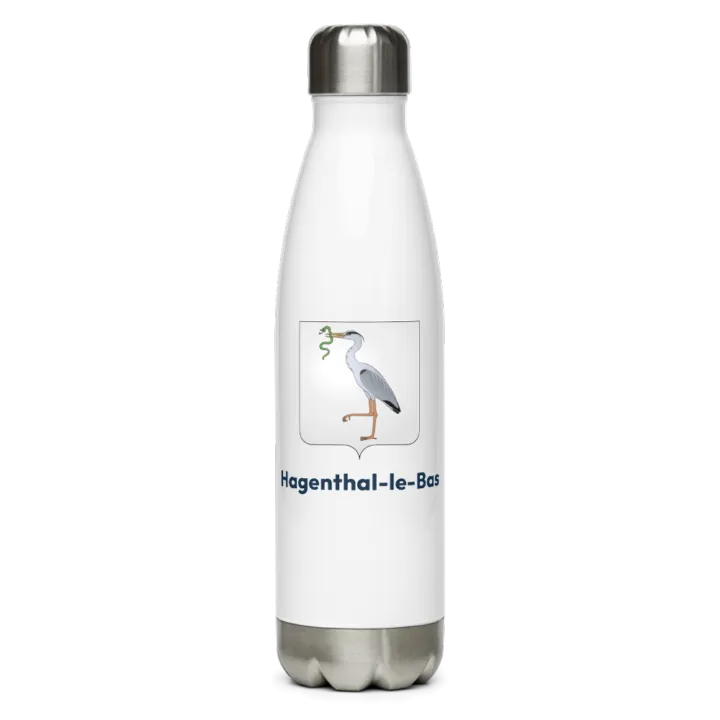 Gourde inox blason de Hagenthal-le-Bas