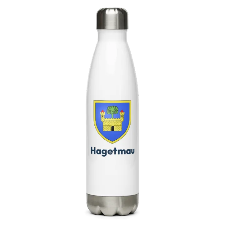 Gourde inox blason de Hagetmau