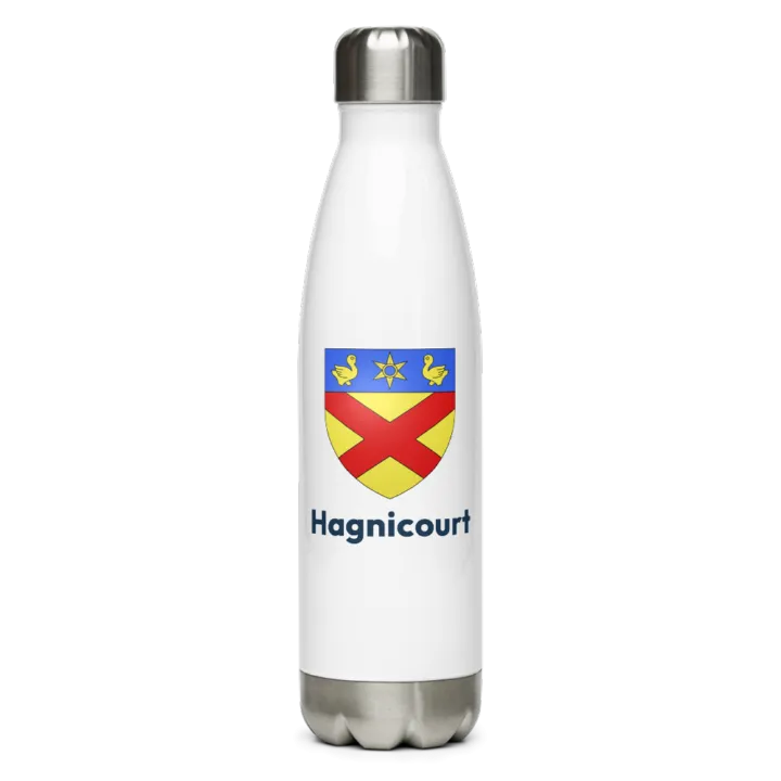 Gourde inox — blason de Hagnicourt