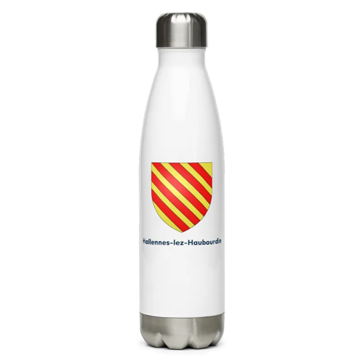 Gourde inox blason de Hallennes-lez-Haubourdin