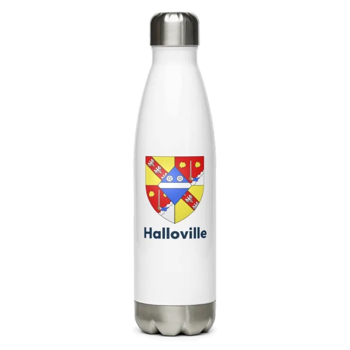Gourde inox blason de Halloville