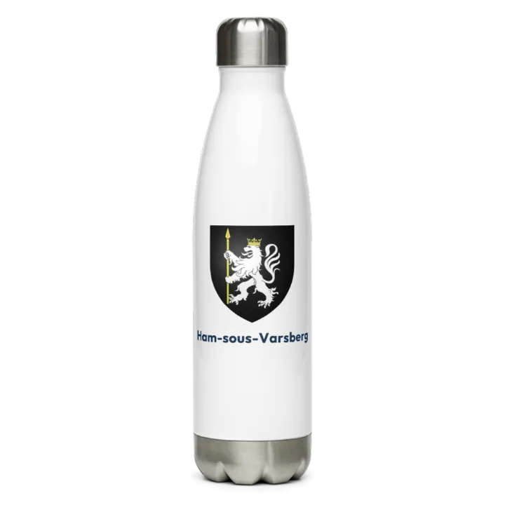 Gourde inox blason de Ham-sous-Varsberg