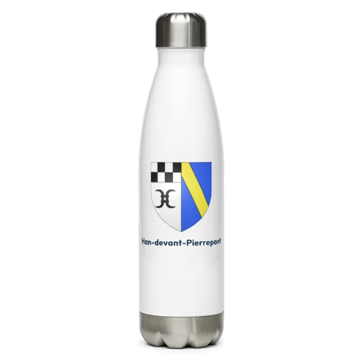 Gourde inox blason de Han-devant-Pierrepont