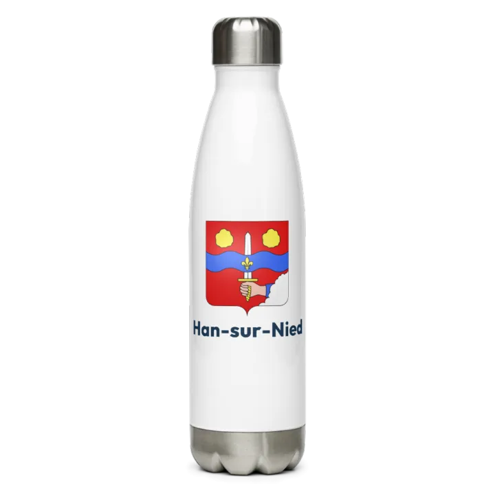 Gourde inox blason de Han-sur-Nied