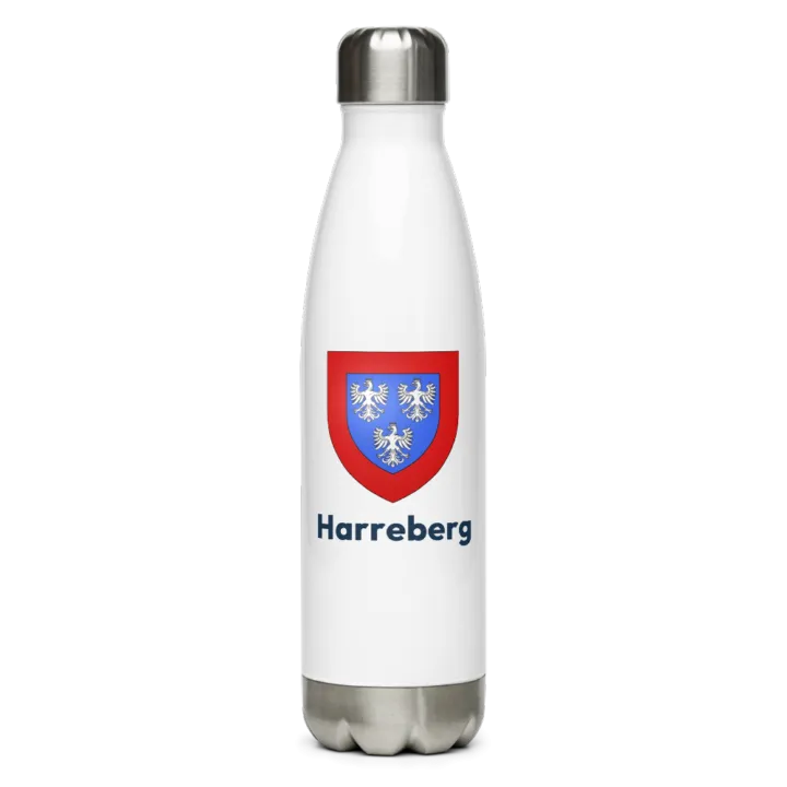 Gourde inox — blason d'Harreberg
