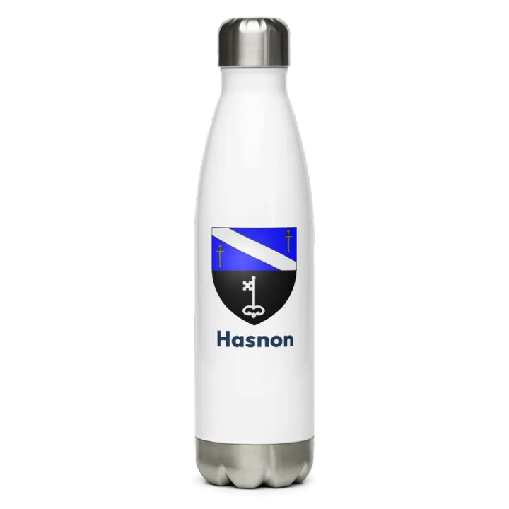 Gourde inox blason de Hasnon