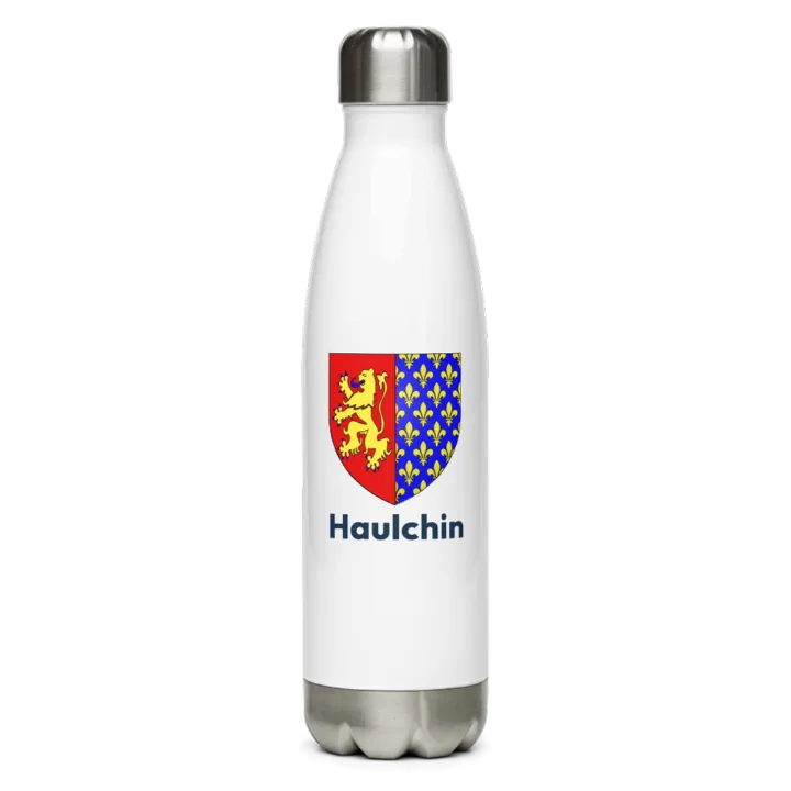 Gourde inox — blason d'Haulchin