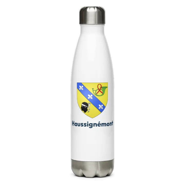 Gourde inox blason de Haussignémont