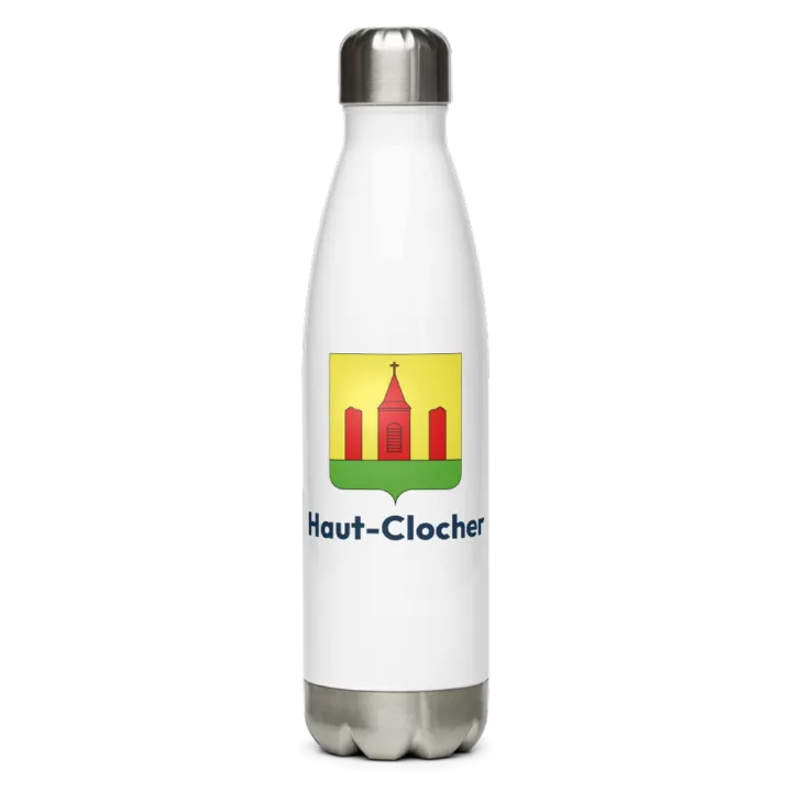 Gourde inox blason de Haut-Clocher