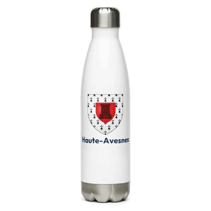 Gourde inox — blason de Haute-Avesnes