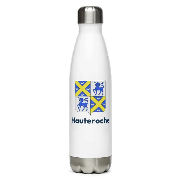 Gourde inox blason de Hauteroche