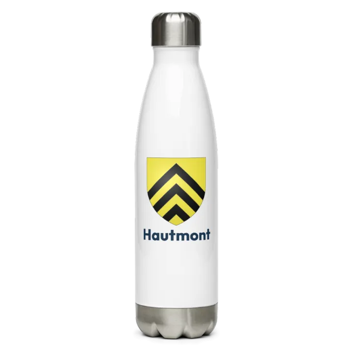 Gourde inox blason de Hautmont