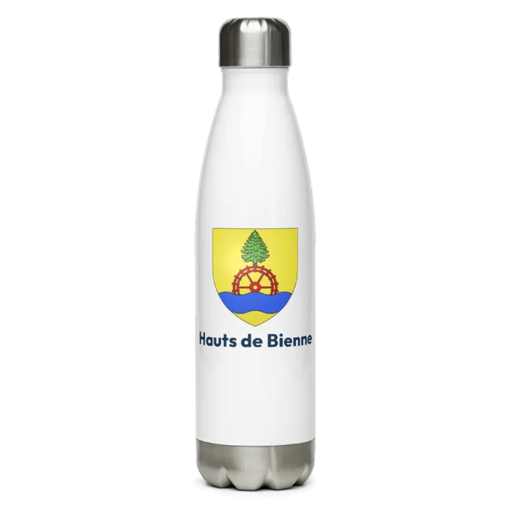 Gourde inox blason de Hauts de Bienne