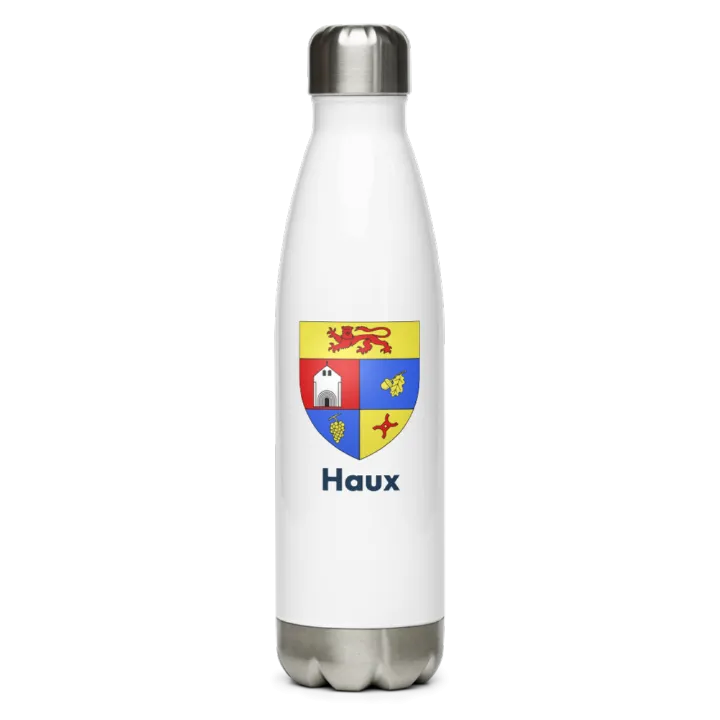 Gourde inox blason de Haux