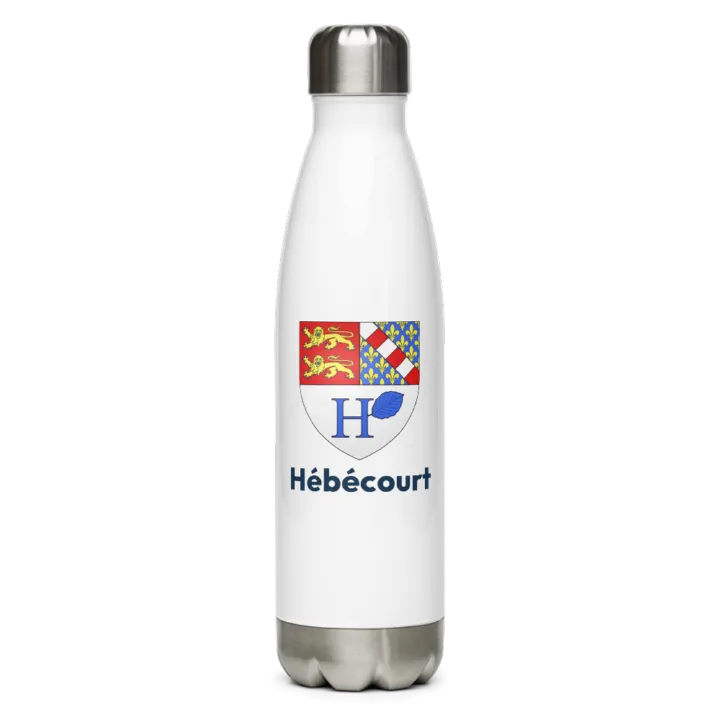 Gourde inox blason de Hébécourt