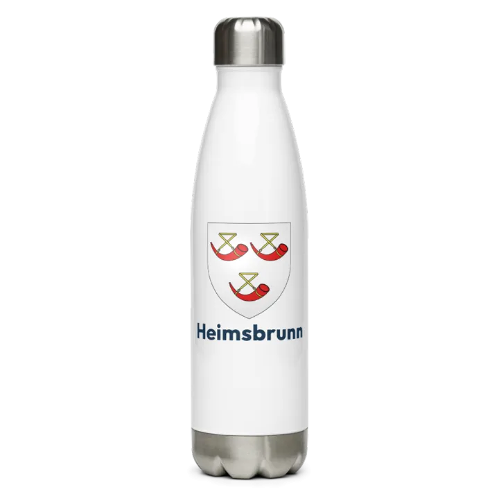 Gourde inox blason de Heimsbrunn