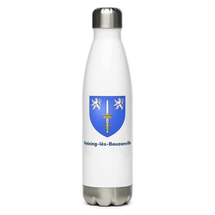 Gourde inox blason de Heining-lès-Bouzonville