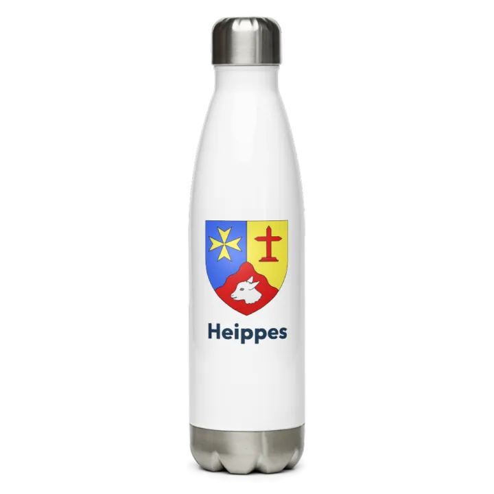 Gourde inox blason de Heippes