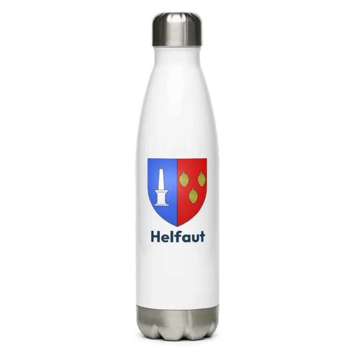 Gourde inox blason de Helfaut
