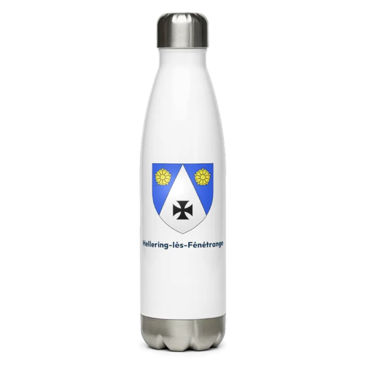 Gourde inox blason de Hellering-lès-Fénétrange