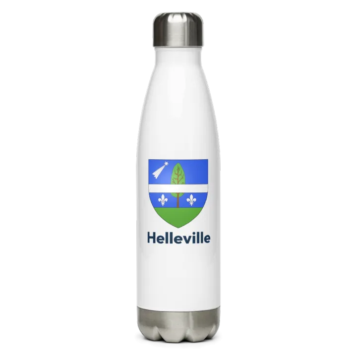 Gourde inox blason de Helleville