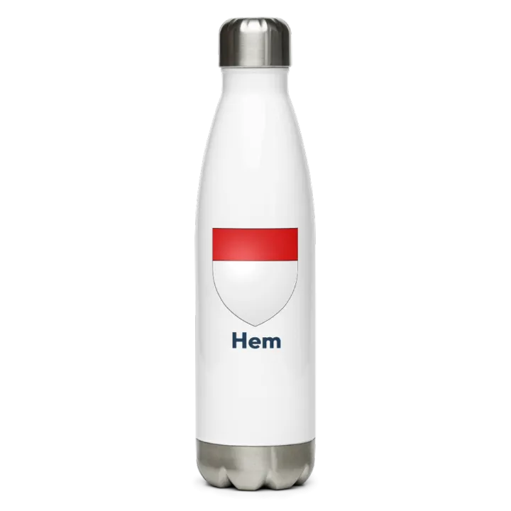 Gourde inox blason de Hem