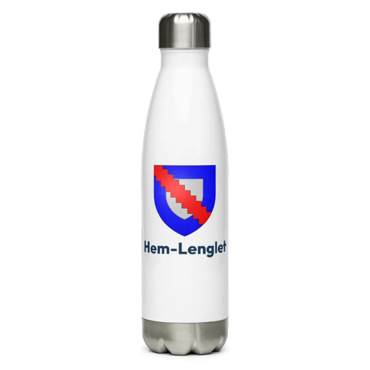 Gourde inox blason de Hem-Lenglet