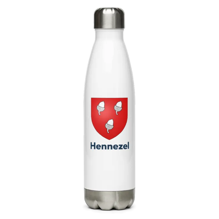 Gourde inox blason de Hennezel