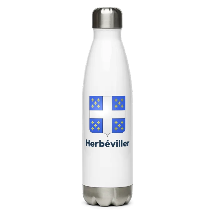 Gourde inox blason de Herbéviller
