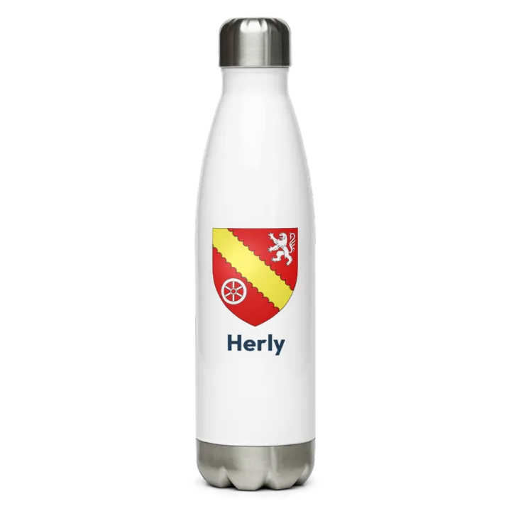 Gourde inox blason de Herly