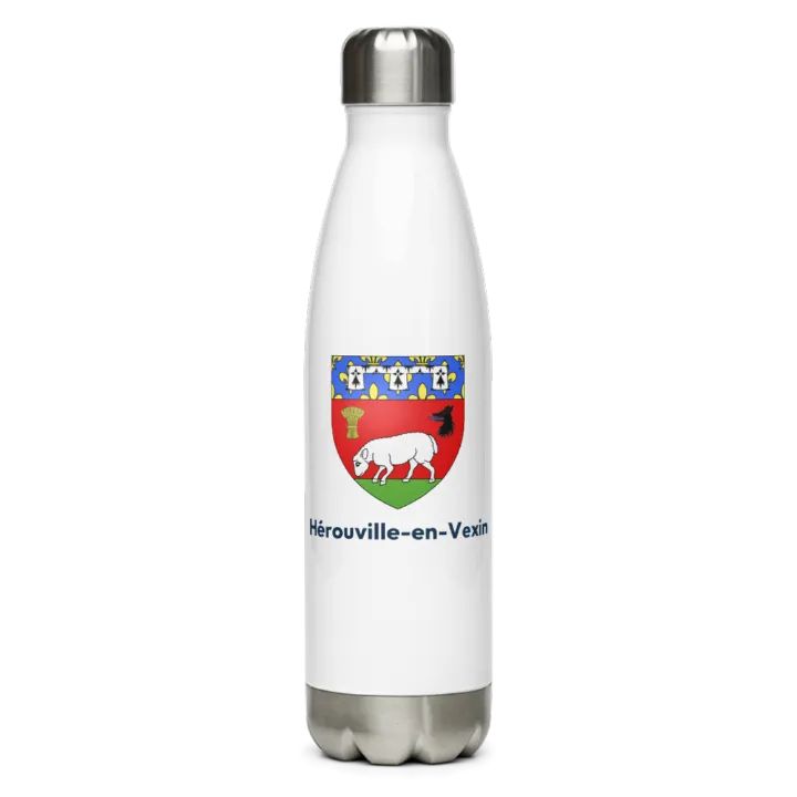 Gourde inox blason de Hérouville-en-Vexin