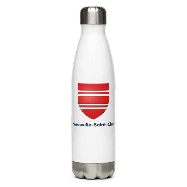 Gourde inox — blason d'Hérouville-Saint-Clair