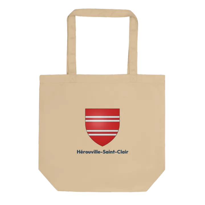 Tote bag coton bio — blason d'Hérouville-Saint-Clair