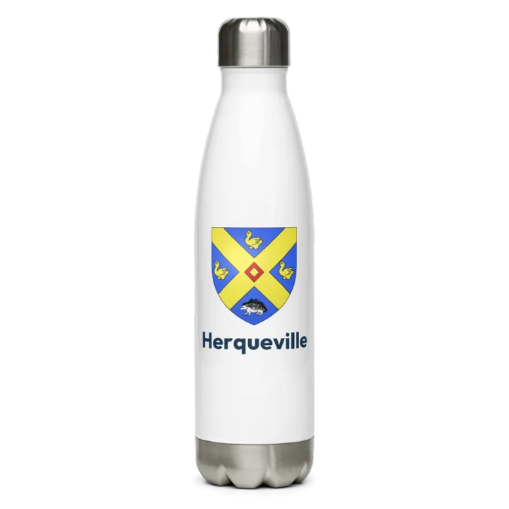 Gourde inox blason de Herqueville