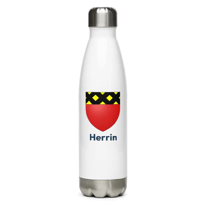 Gourde inox — blason d'Herrin