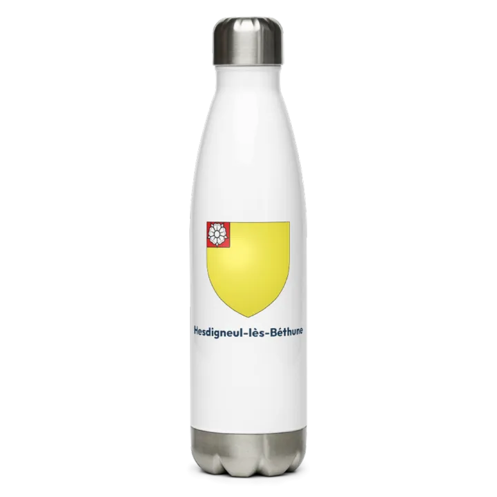 Gourde inox blason de Hesdigneul-lès-Béthune