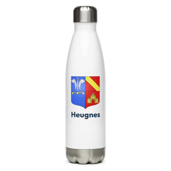 Gourde inox blason de Heugnes