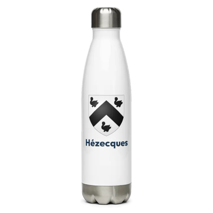 Gourde inox blason de Hézecques
