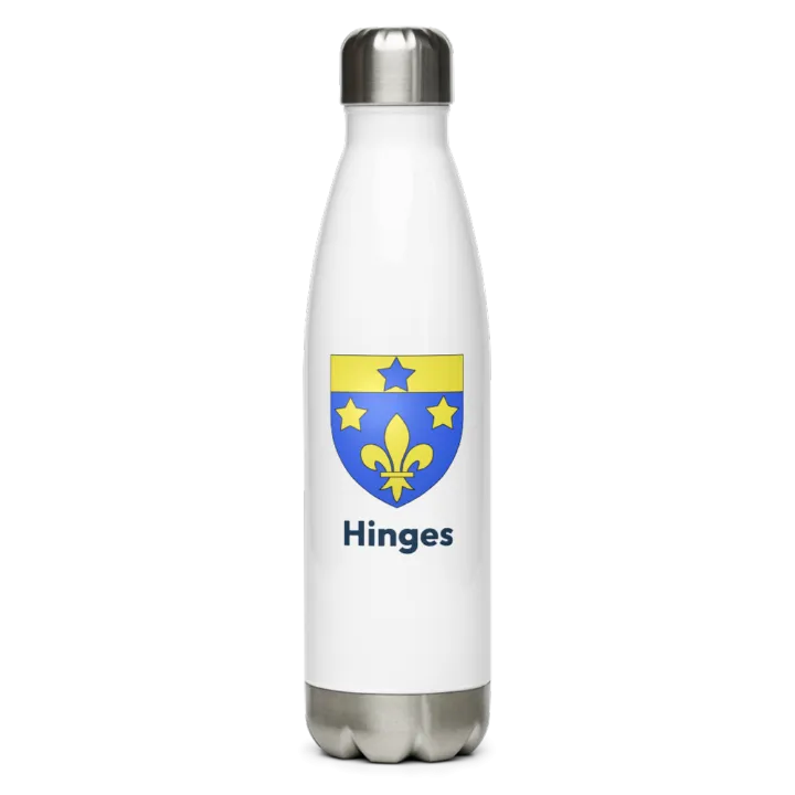 Gourde inox blason de Hinges