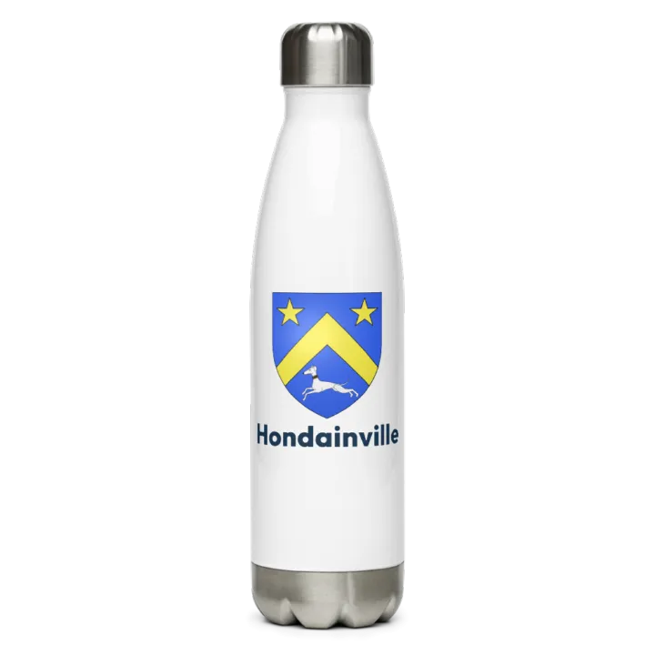 Gourde inox — blason de Hondainville