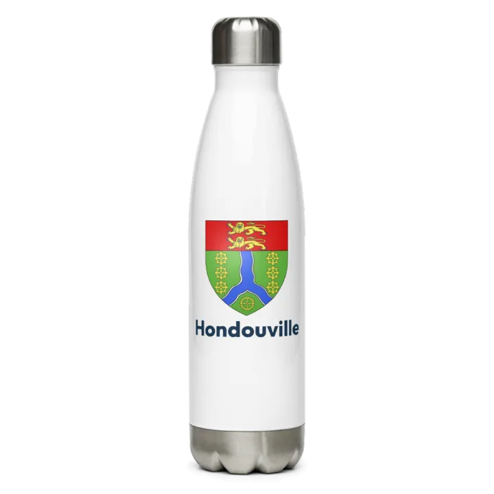 Gourde inox — blason de Hondouville