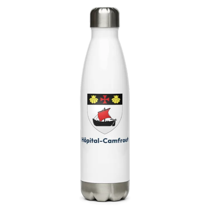 Gourde inox blason de Hôpital-Camfrout