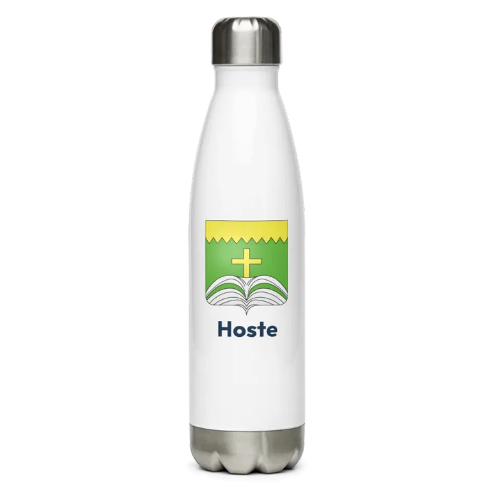 Gourde inox blason de Hoste