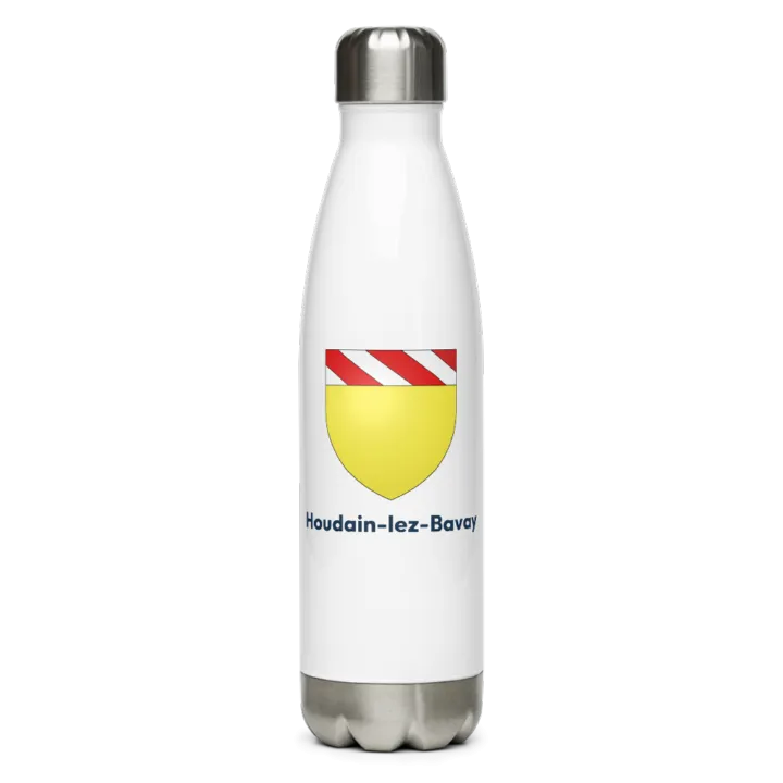 Gourde inox — blason d'Houdain-lez-Bavay
