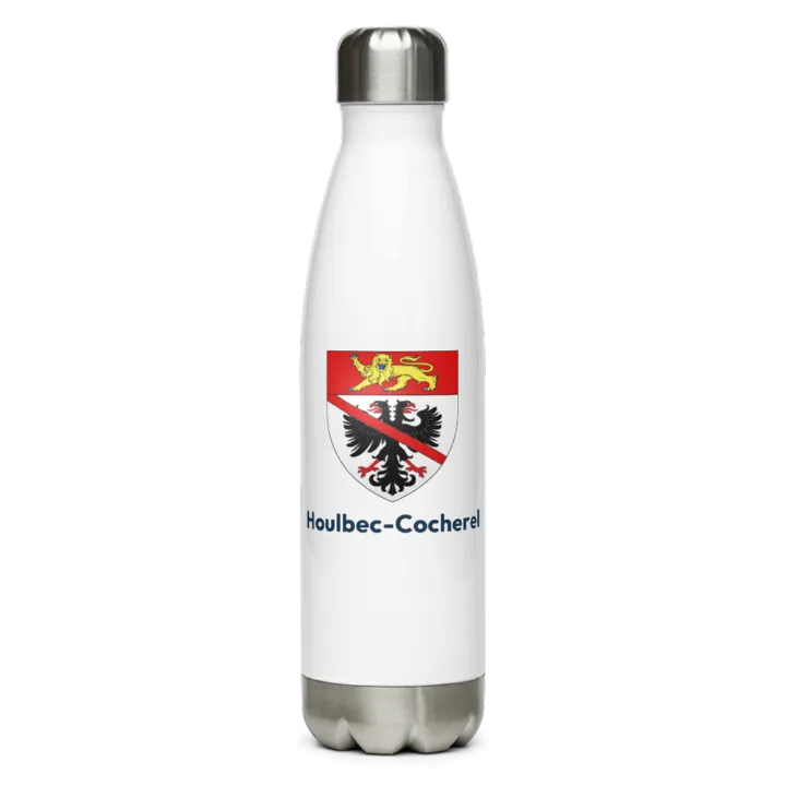Gourde inox blason de Houlbec-Cocherel