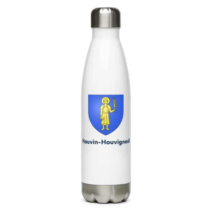 Gourde inox blason de Houvin-Houvigneul