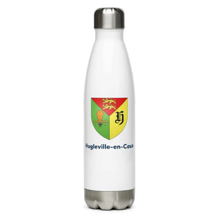 Gourde inox — blason de Hugleville-en-Caux