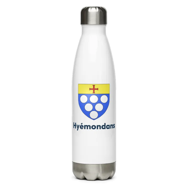 Gourde inox blason de Hyémondans