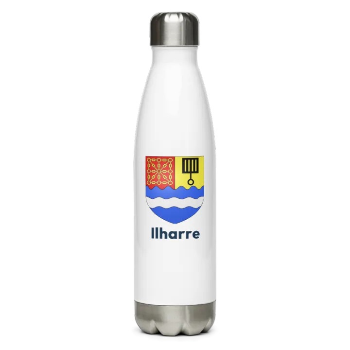Gourde inox blason de Ilharre