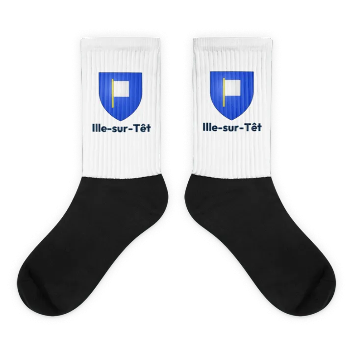 Chaussettes — blason d'Ille-sur-Têt